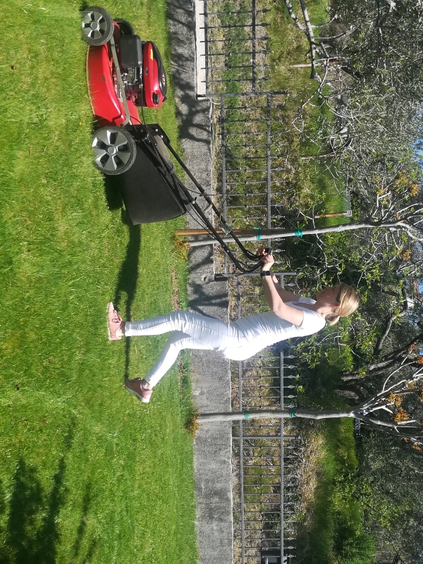 Ko se odloči, da bo kosila...