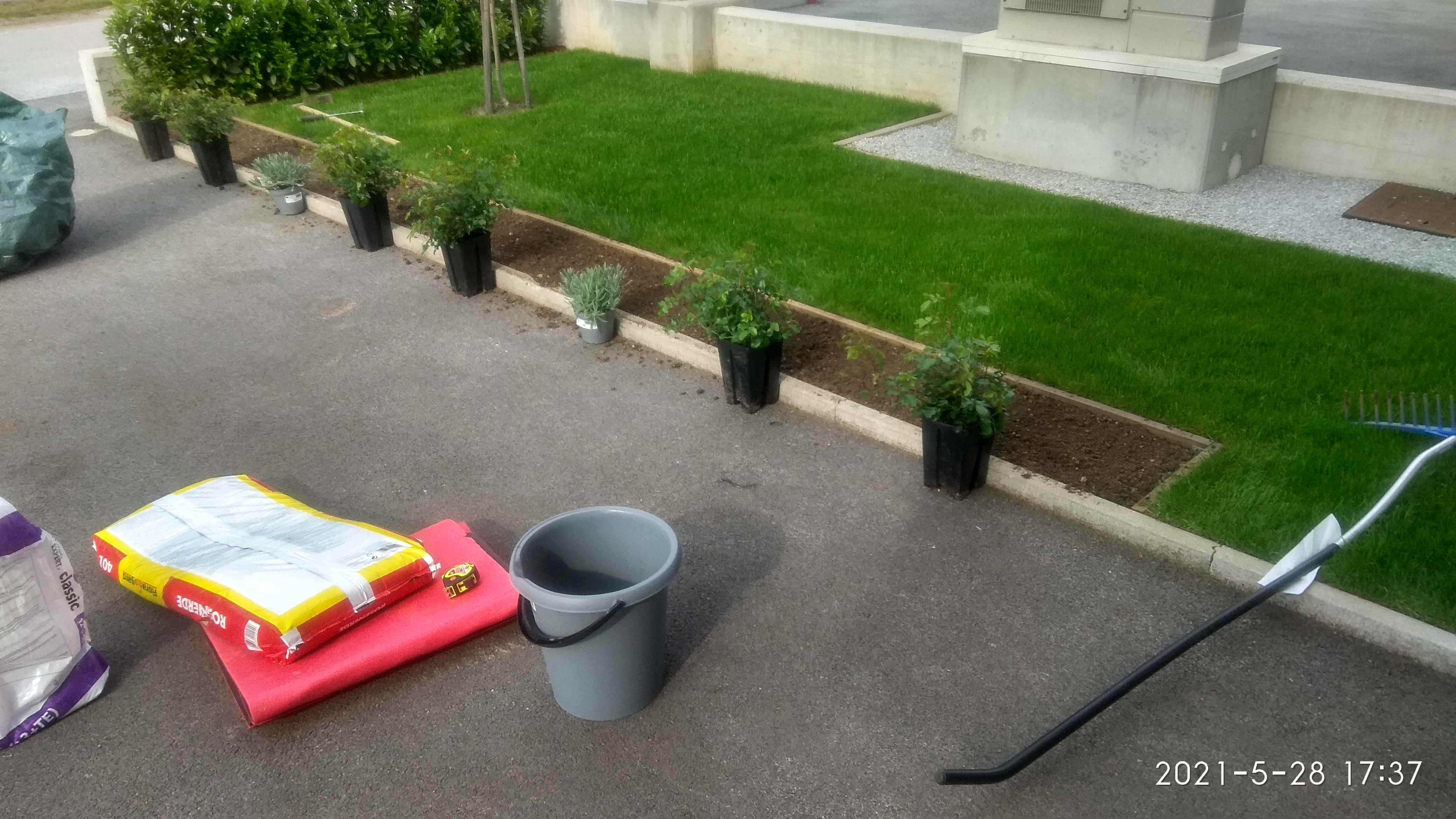 Določitev razdalje sajenja